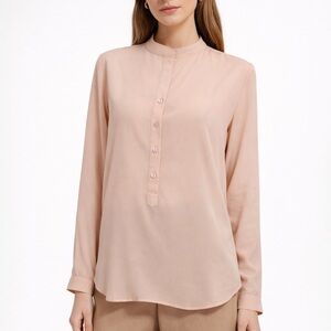 Stella Mccartney Blush Pink Silk Blouse Size 38